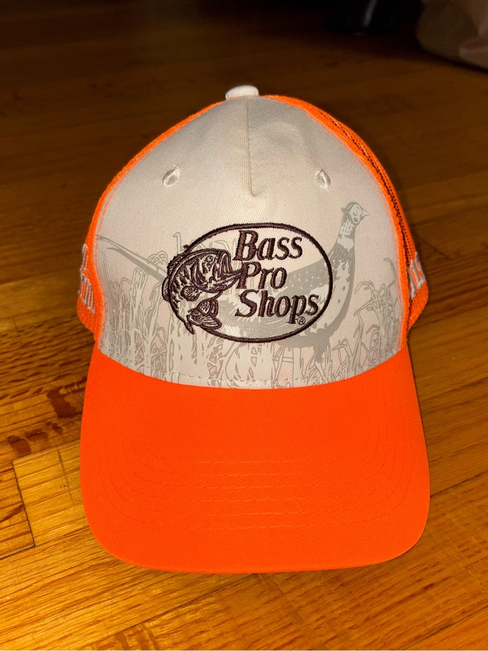 Bass Pro Shops orange mesh trucker hat limited edition One Size Fits Most